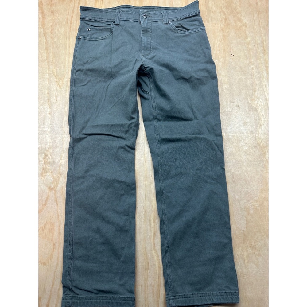 Duluth Trading Co DuluthFlex Fire Hose Pants Mens 34x30 Gray Standard Fit Canvas